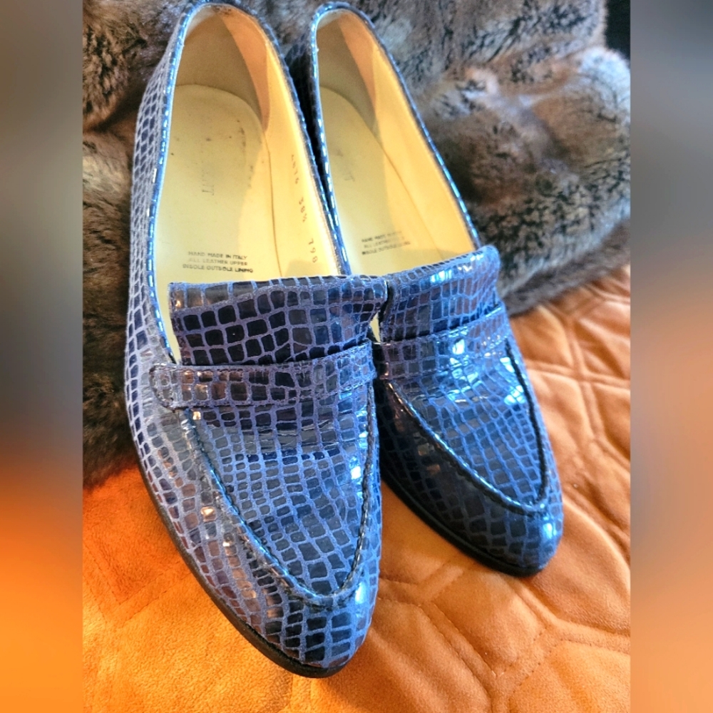Sarah Flint Cobalt Blue Loafer 38.5 EU